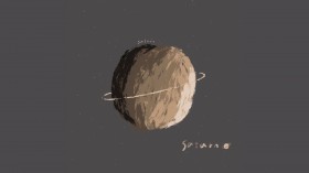 九大行星极简手绘桌面壁纸