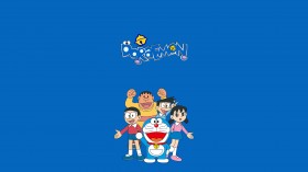 哆啦A梦创意动漫桌面壁纸