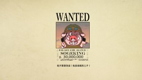 小猪滚滚海贼王语录卡通桌面壁纸